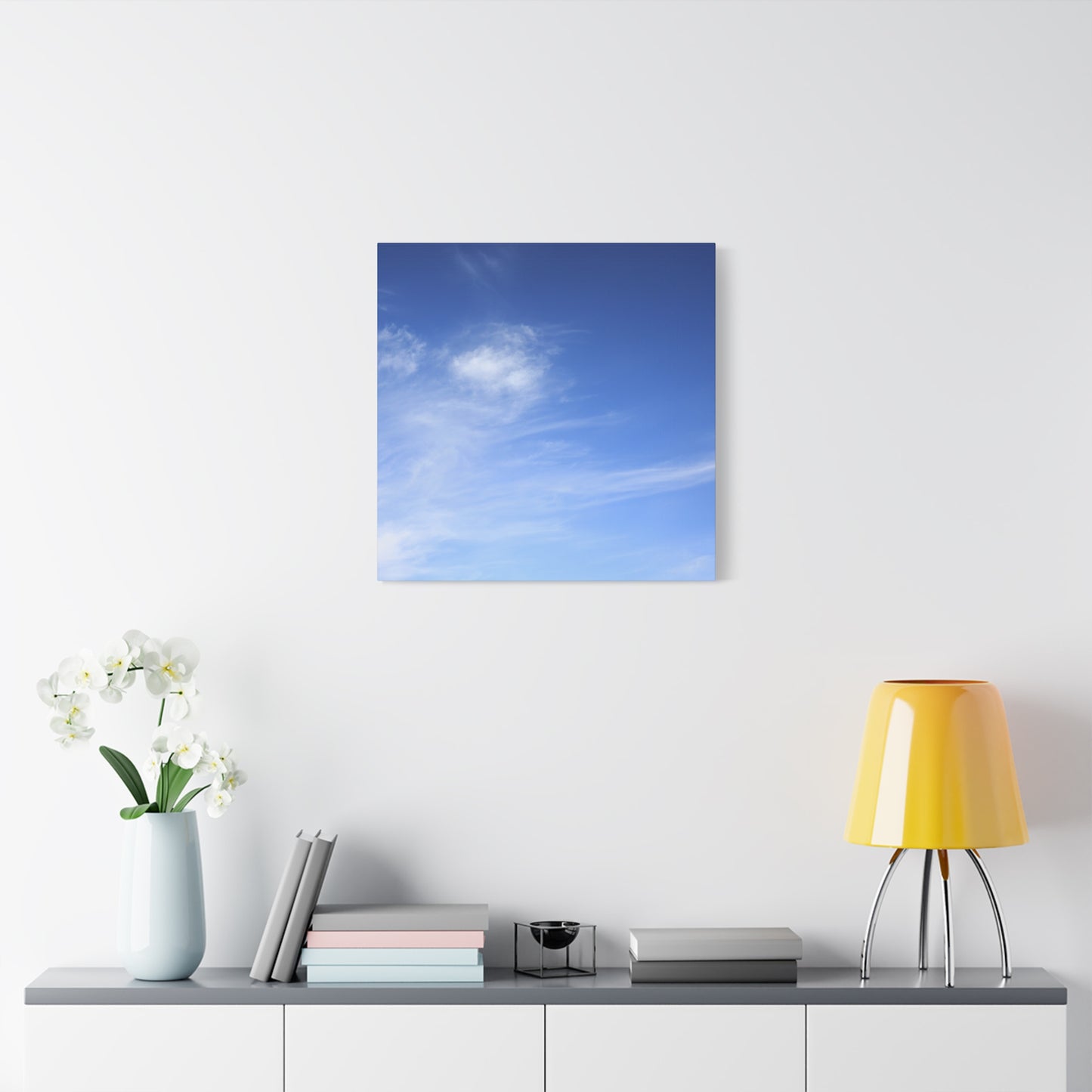 Blue Breath - Unique Frameless Canvas Wall Art