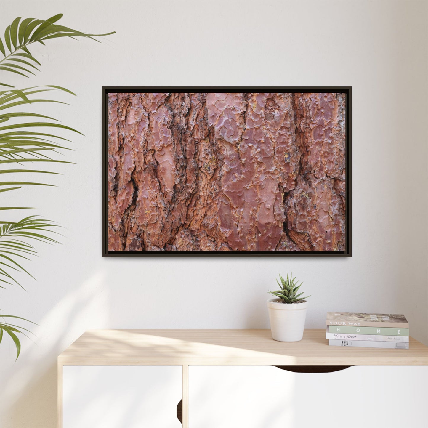 Russet Ridges - Unique Stretched Canvas Wall Art