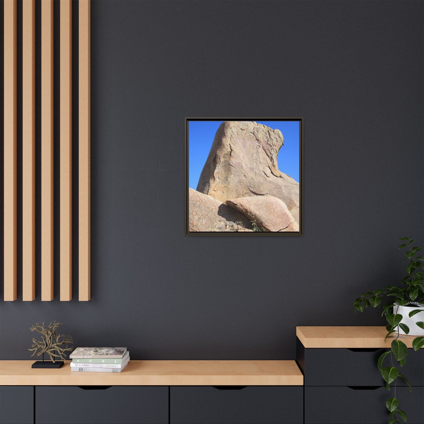 Rocky Sentinel - Unique Stretched Canvas Wall Art