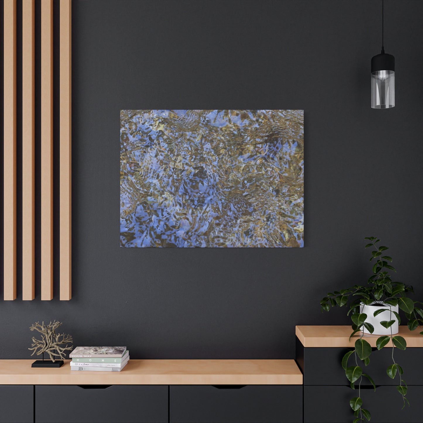 Ripples of Memory - Unique Frameless Canvas Wall Art