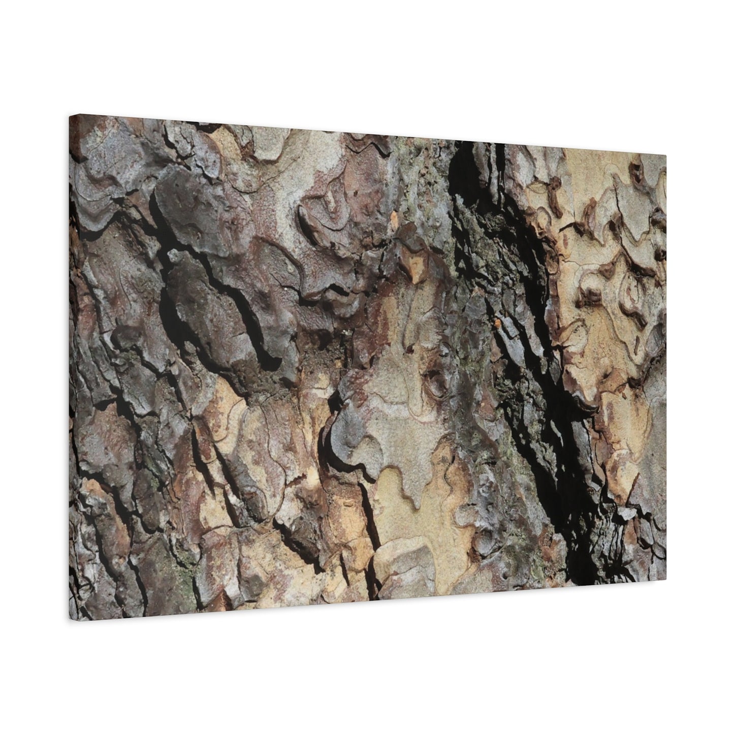 Wooden Labyrinth - Unique Frameless Canvas Wall Art
