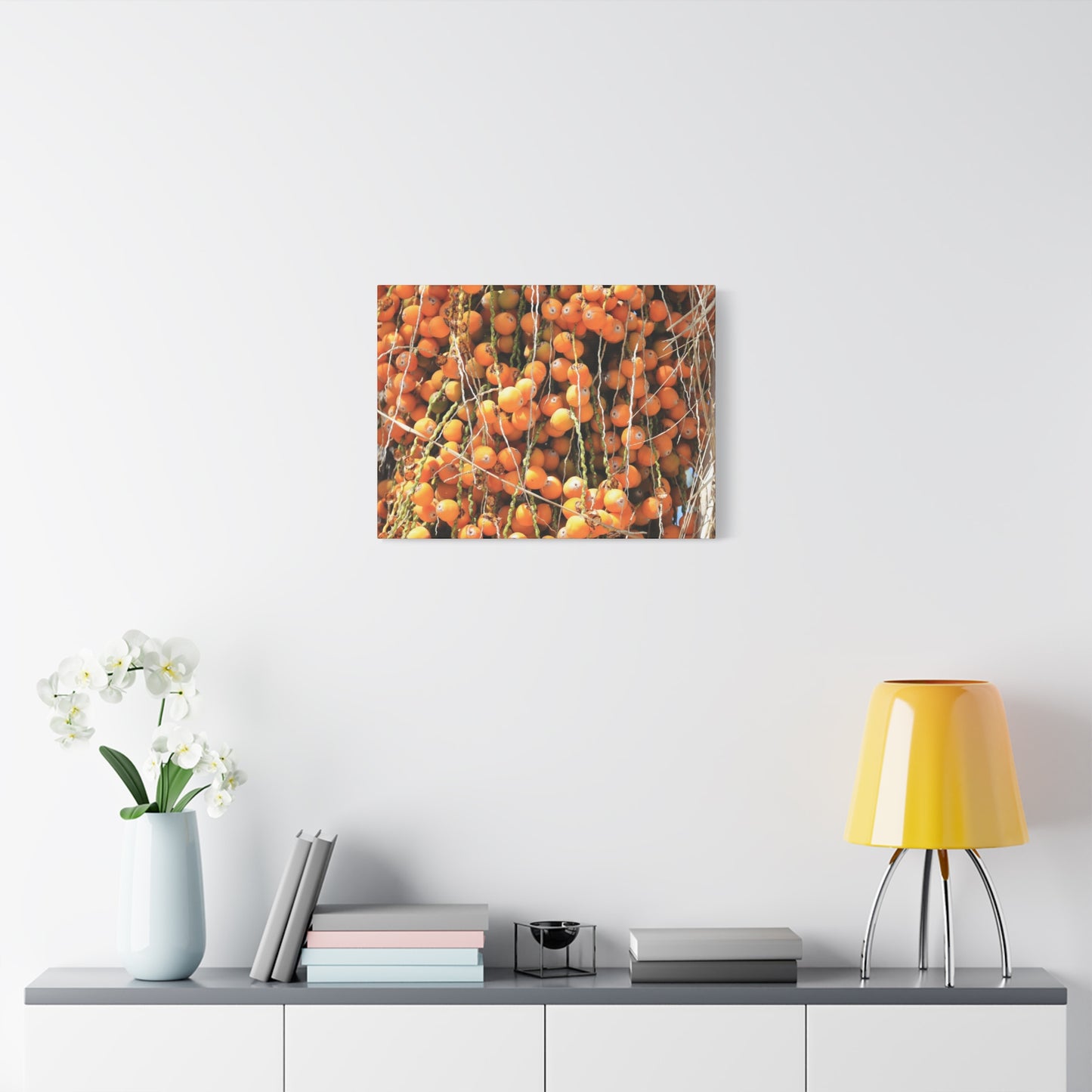 Orange Harvest - Unique Frameless Canvas Wall Art