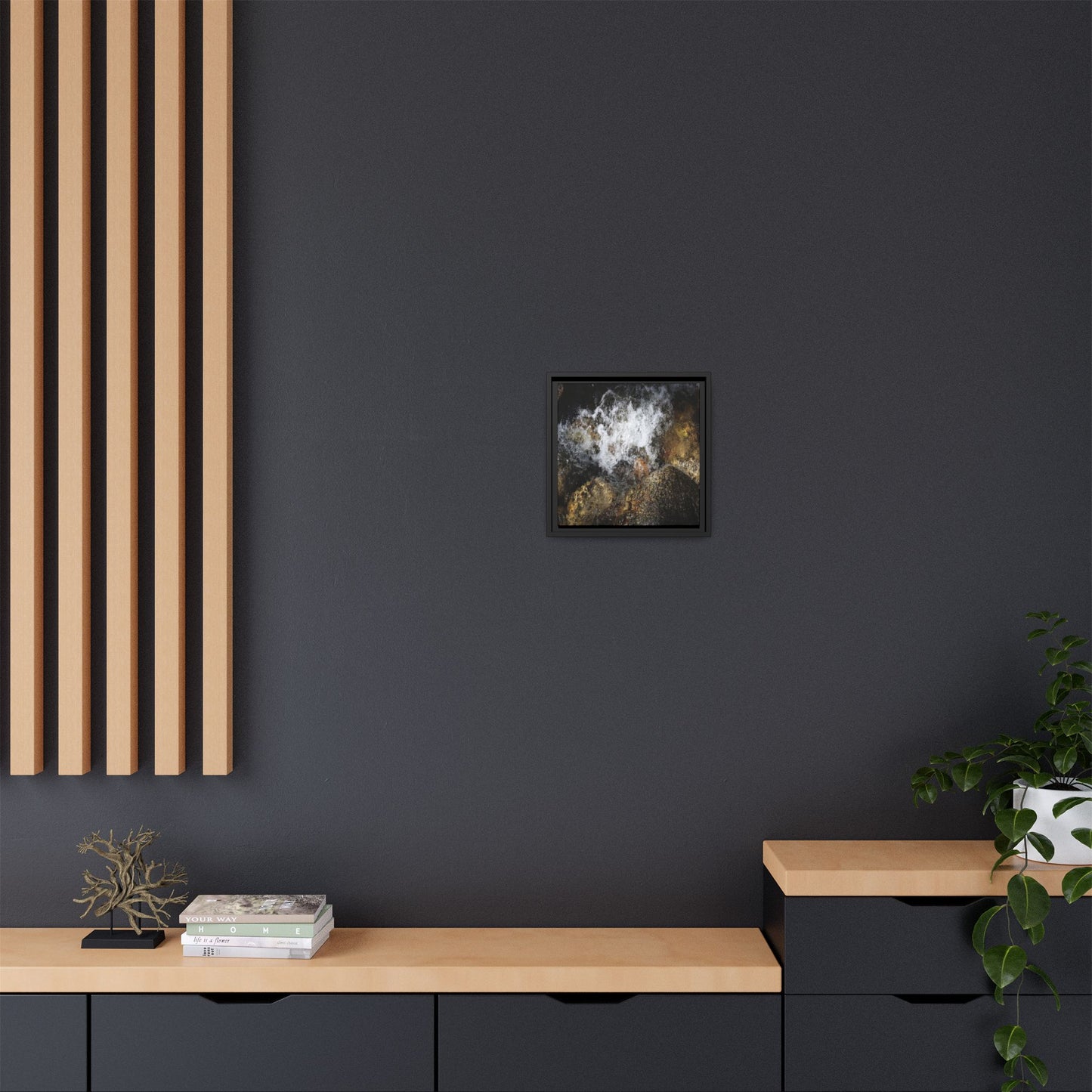 Cascading Momentum - Unique Stretched Canvas Wall Art