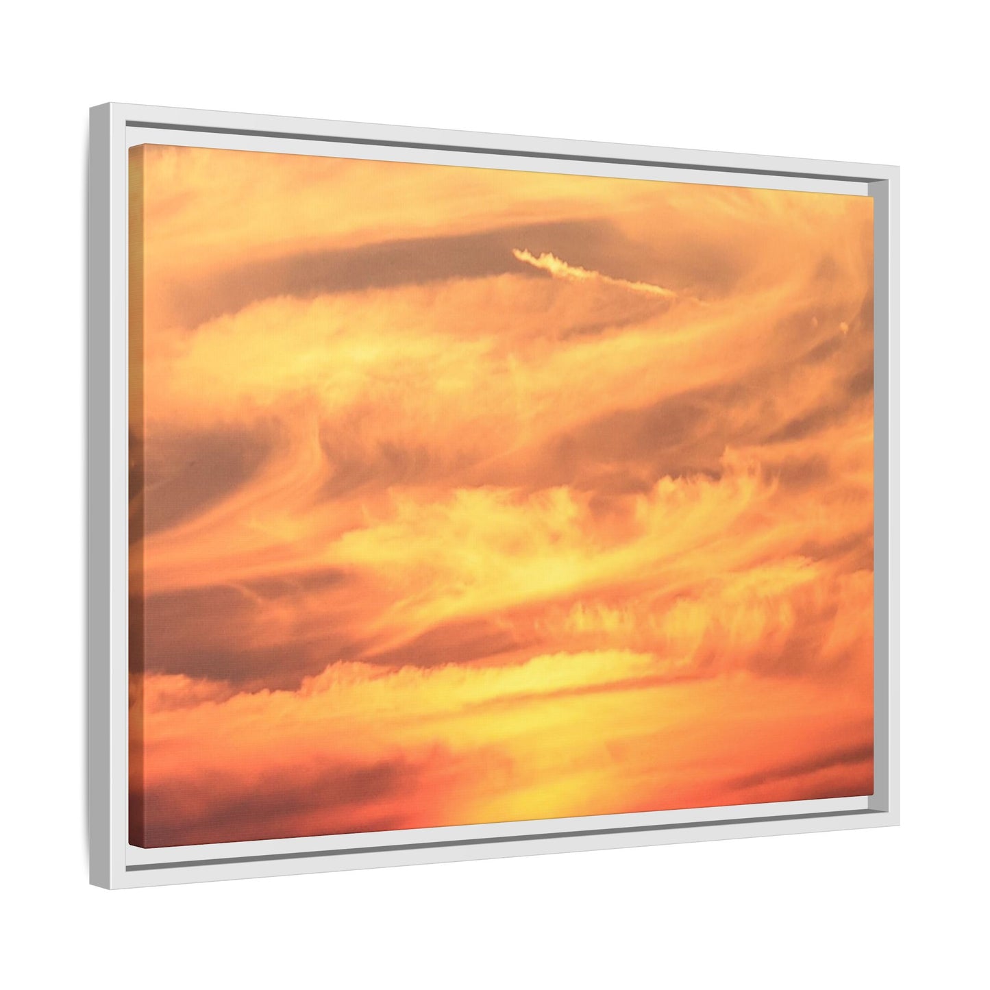 Burning Skies - Unique Stretched Canvas Wall Art