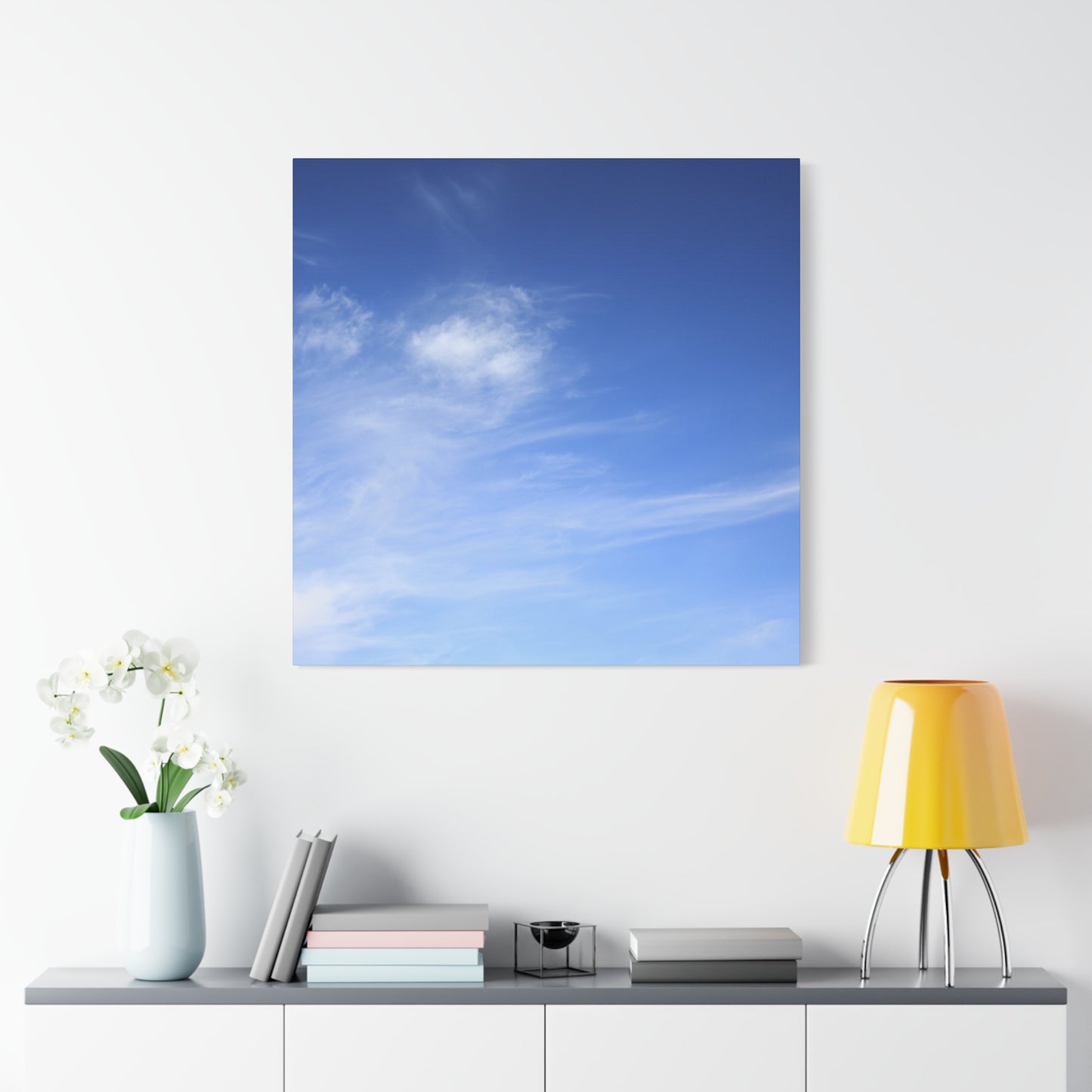 Blue Breath - Unique Frameless Canvas Wall Art