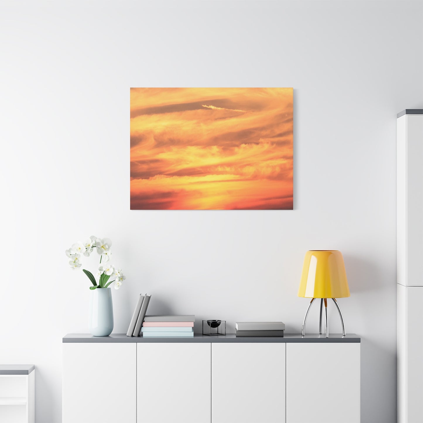 Golden Whispers - Unique Frameless Canvas Wall Art