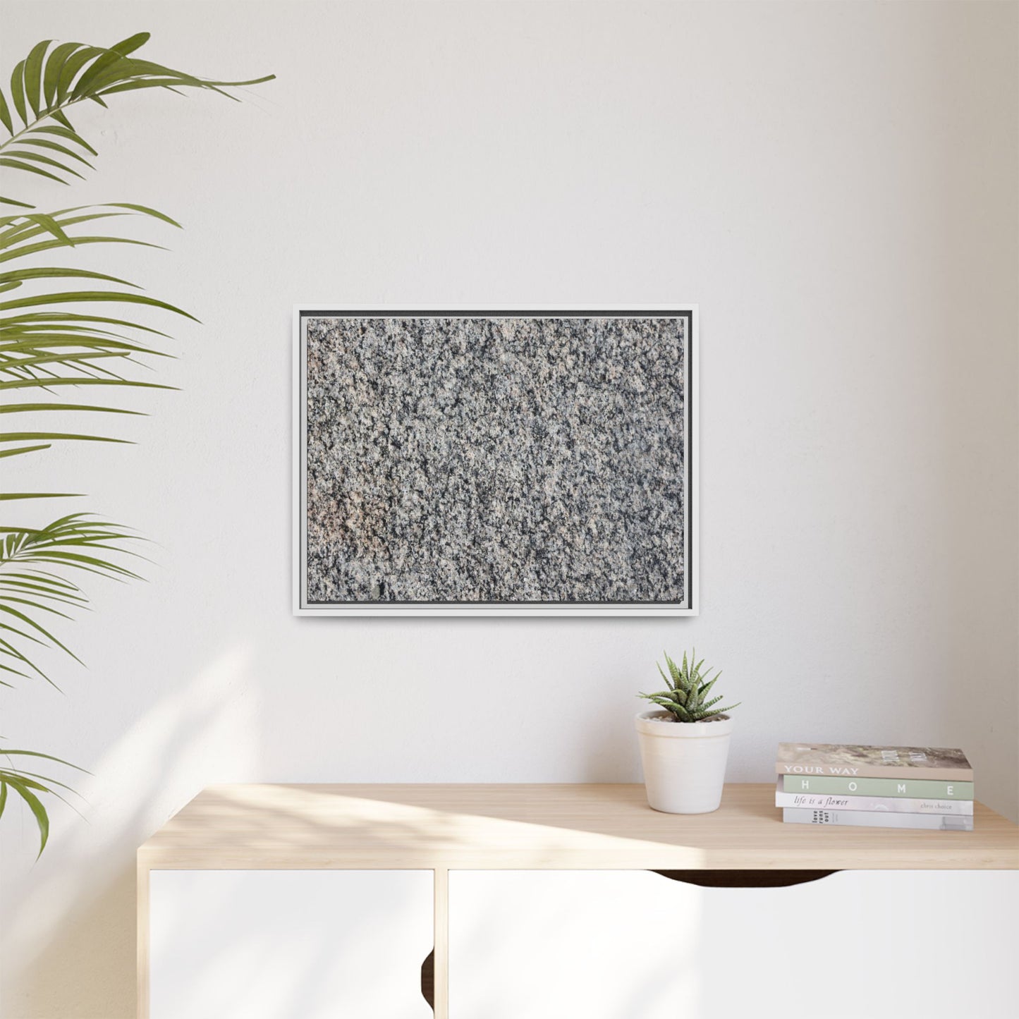 Crystalline Fusion - Unique Stretched Canvas Wall Art