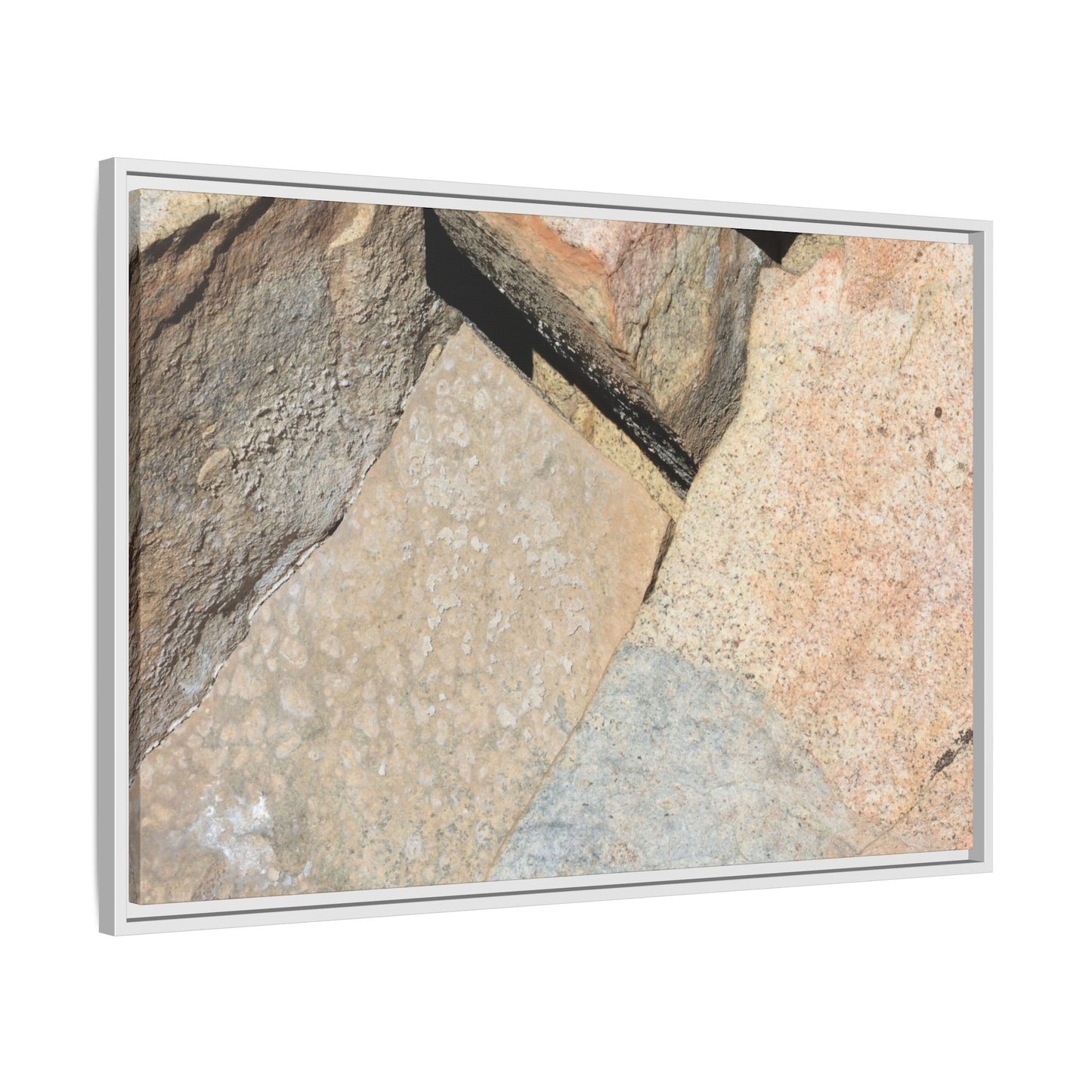 Rock Fragment - Unique Stretched Canvas Wall Art