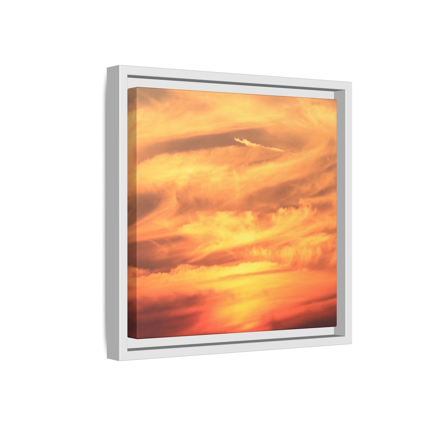 Burning Skies - Unique Stretched Canvas Wall Art