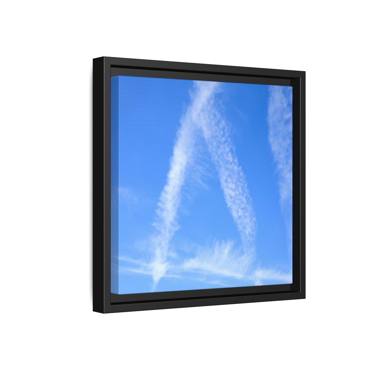 Skyward Whispers - Unique Stretched Canvas Wall Art