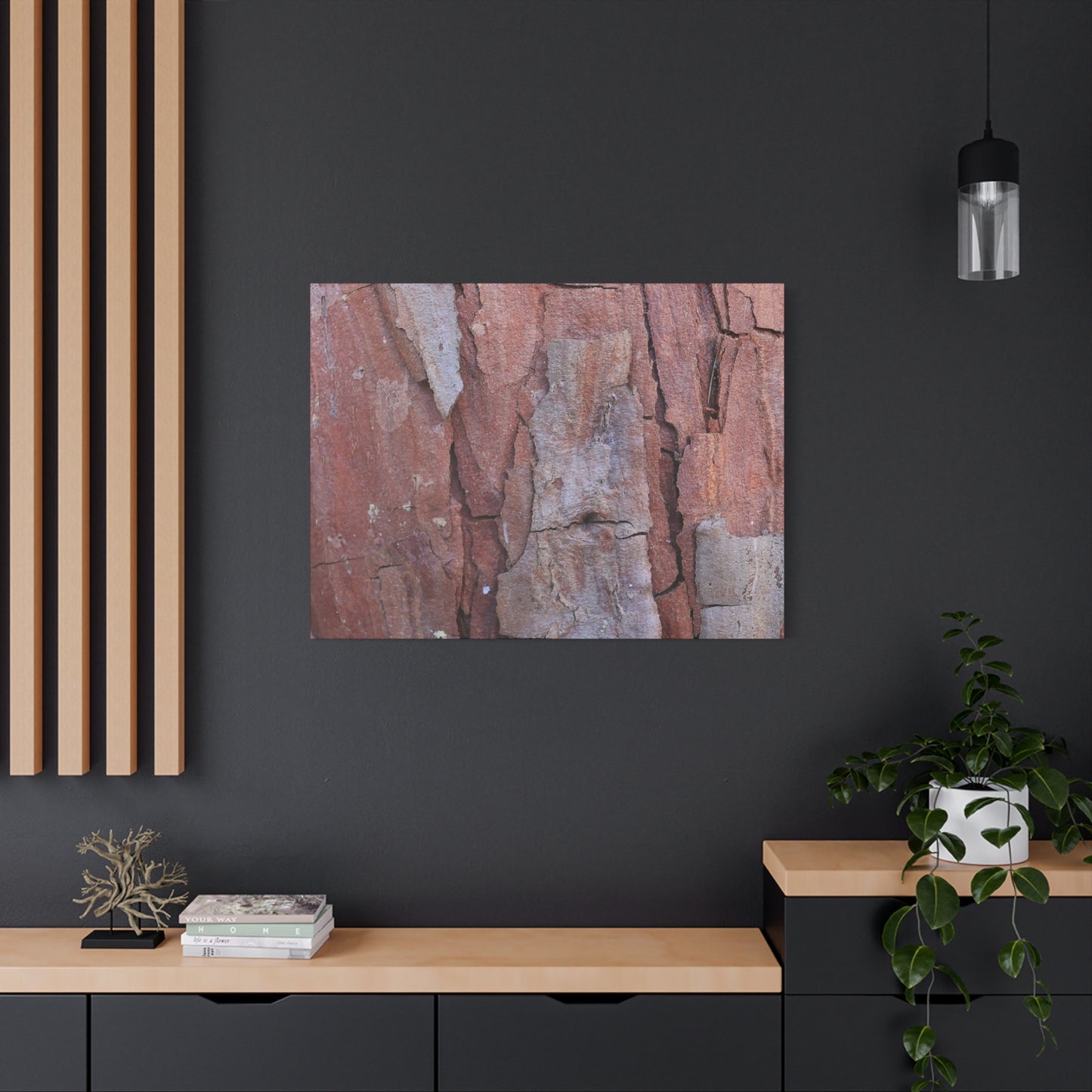 Fractal Rust - Unique Frameless Canvas Wall Art