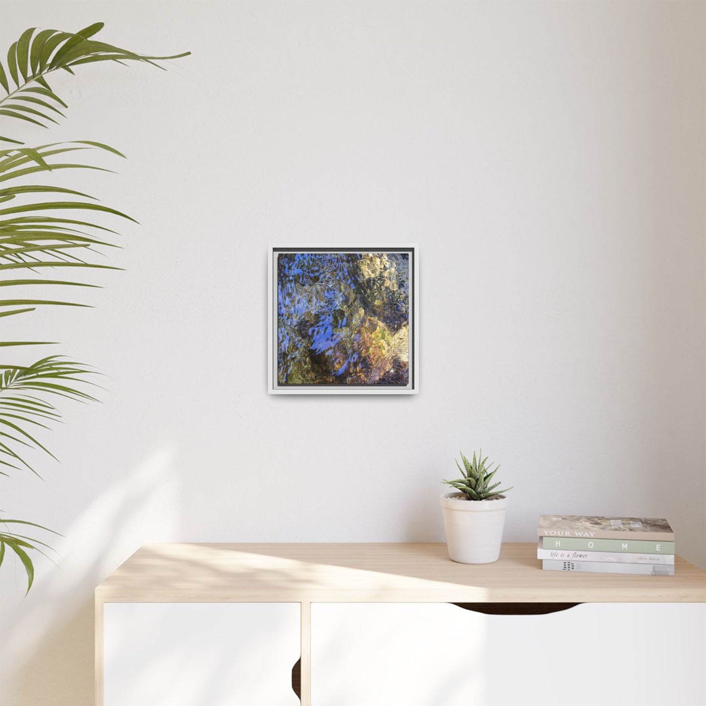 Aquatic Kaleidoscope - Unique Stretched Canvas Wall Art