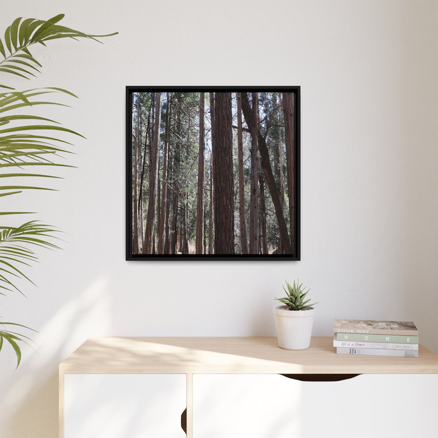 Forest Cathedral - Unique Stretched Canvas Wall Art