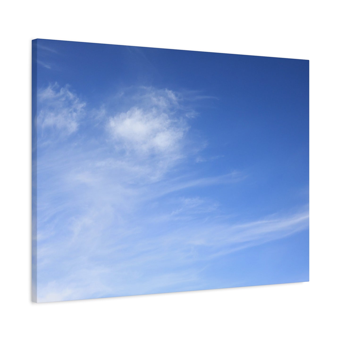 Blue Breath - Unique Frameless Canvas Wall Art