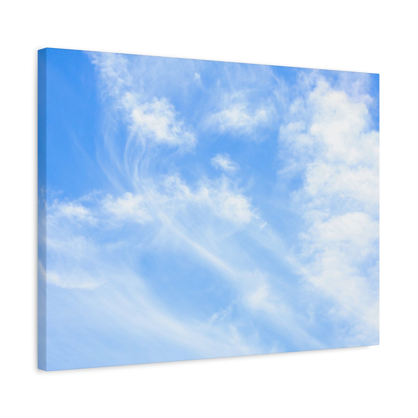 Whispers of Cerulean - Unique Frameless Canvas Wall Art