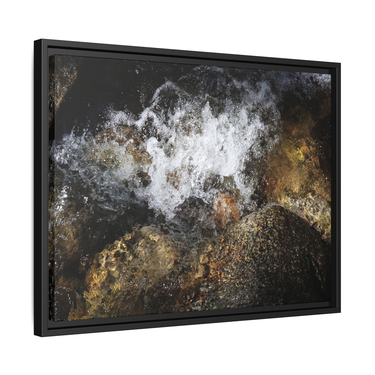 Cascading Momentum - Unique Stretched Canvas Wall Art