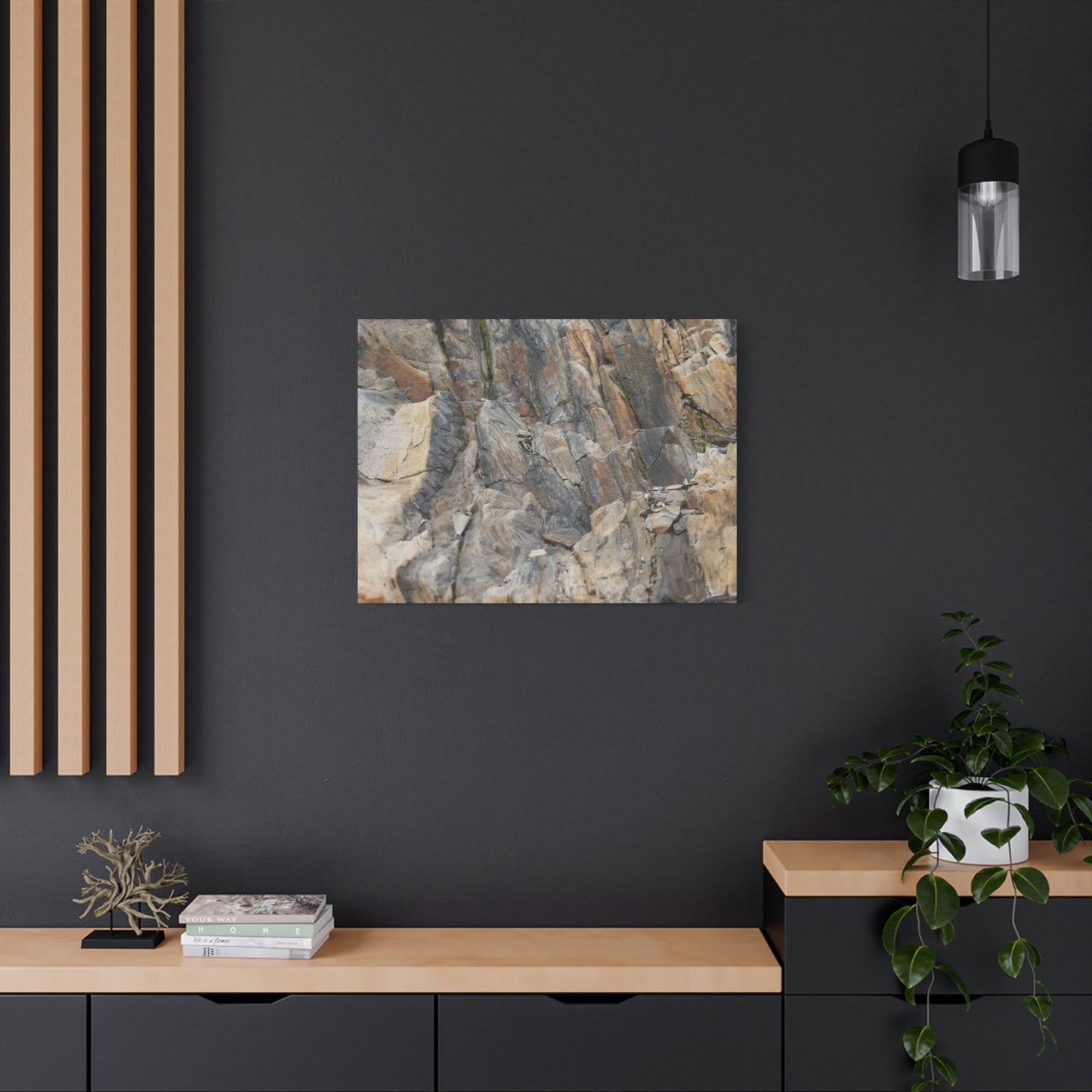 Fractured Memory - Unique Frameless Canvas Wall Art