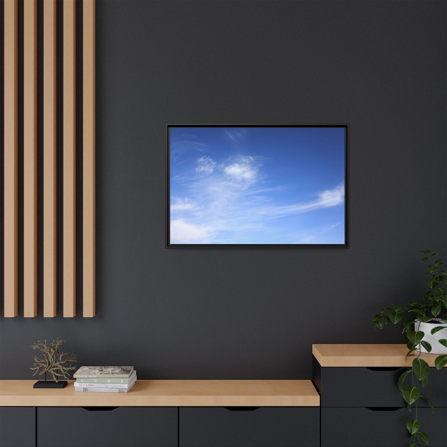 Blue Serenity - Unique Stretched Canvas Wall Art