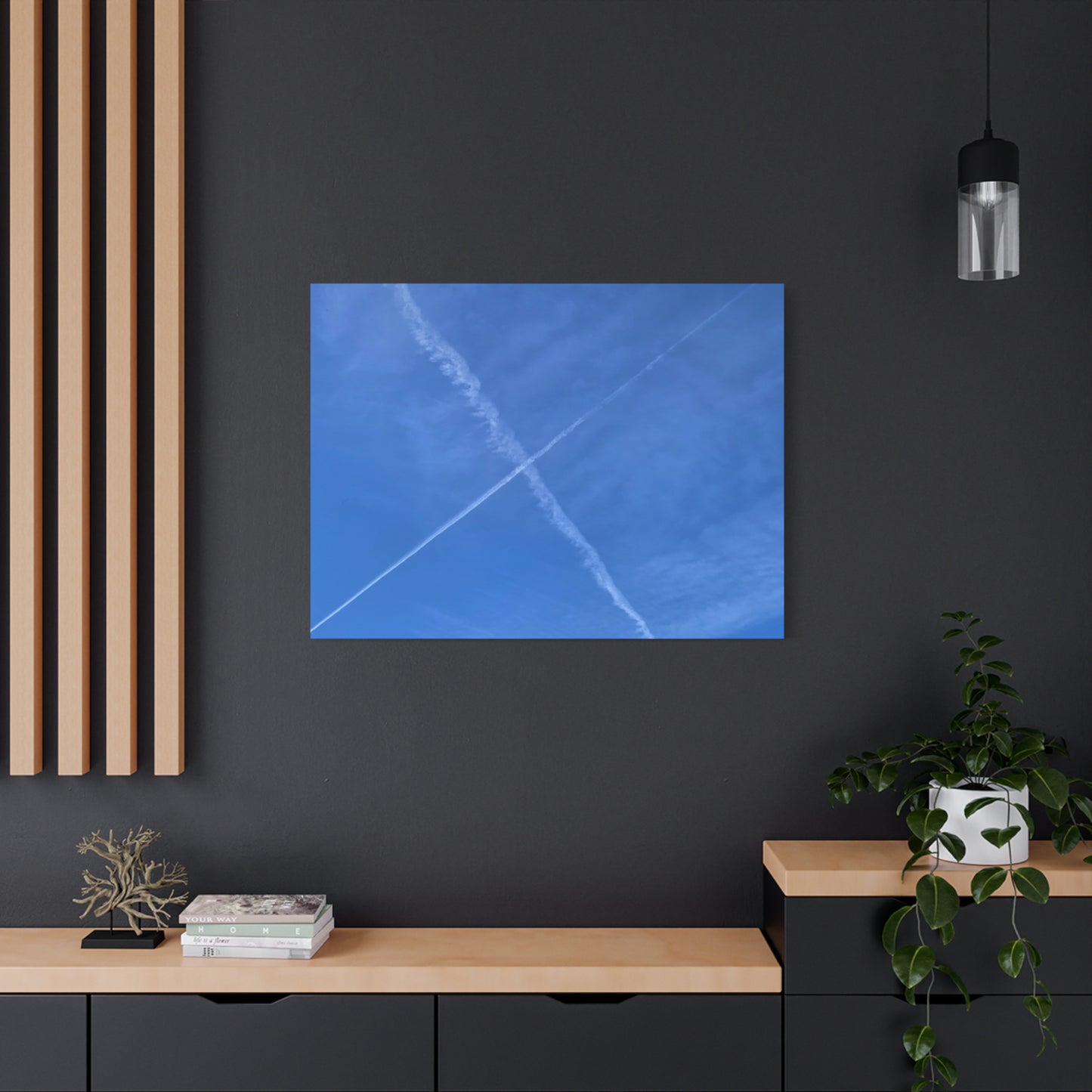 Crossing Paths - Unique Frameless Canvas Wall Art