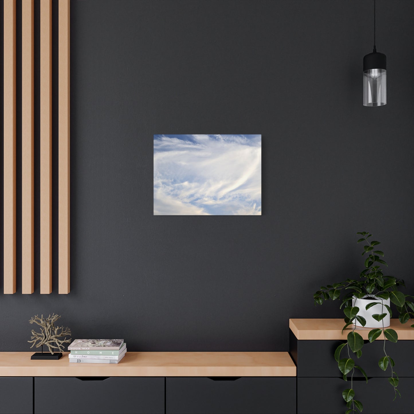Whispers of Celestial Breath - Unique Frameless Canvas Wall Art