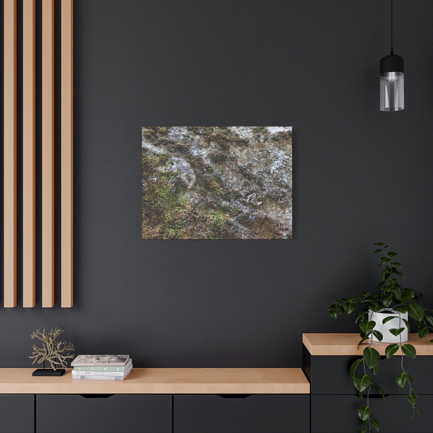 Moss Tapestry - Unique Frameless Canvas Wall Art