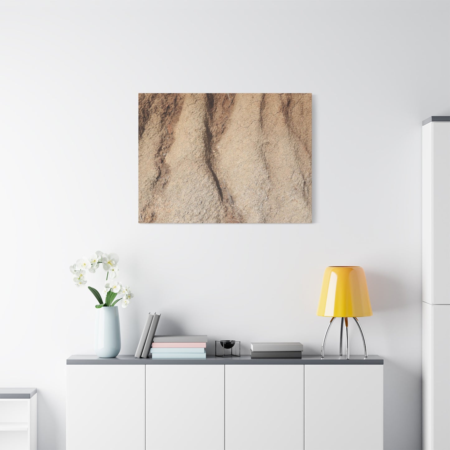 Weathered Earth - Unique Frameless Canvas Wall Art