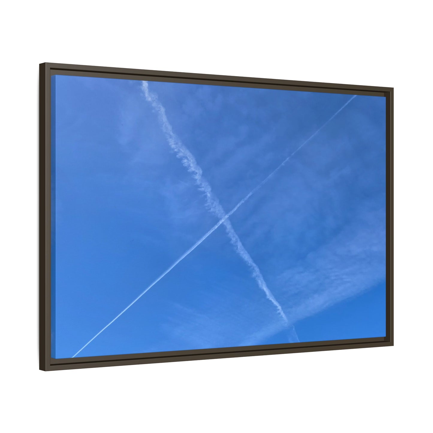 Sky Crossroads - Unique Stretched Canvas Wall Art