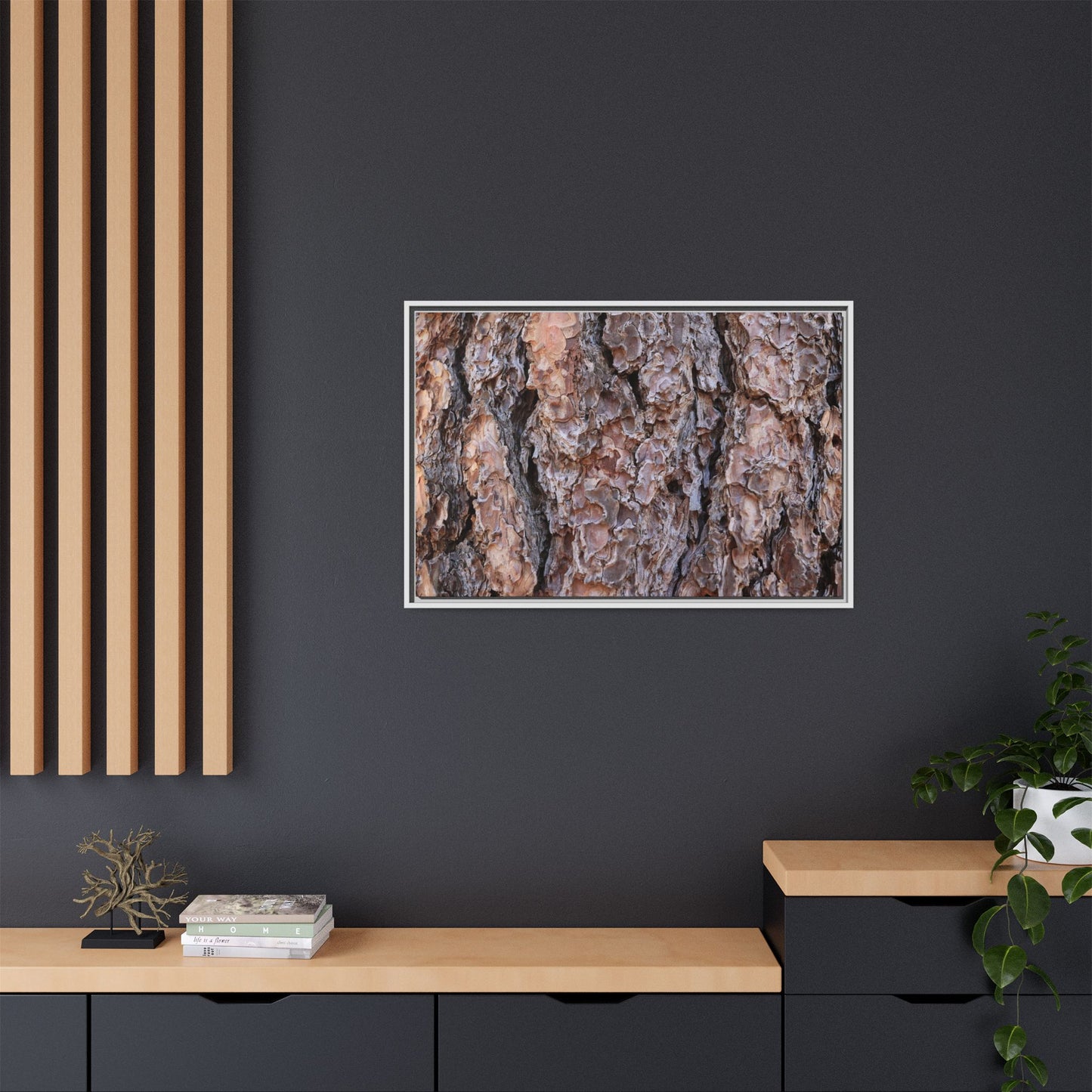 Layered Textures - Unique Stretched Canvas Wall Art