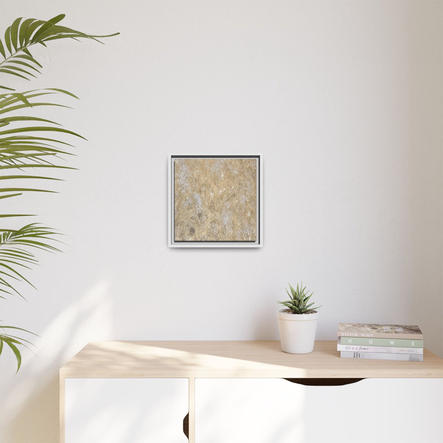 Bubbling Sand - Unique Stretched Canvas Wall Art