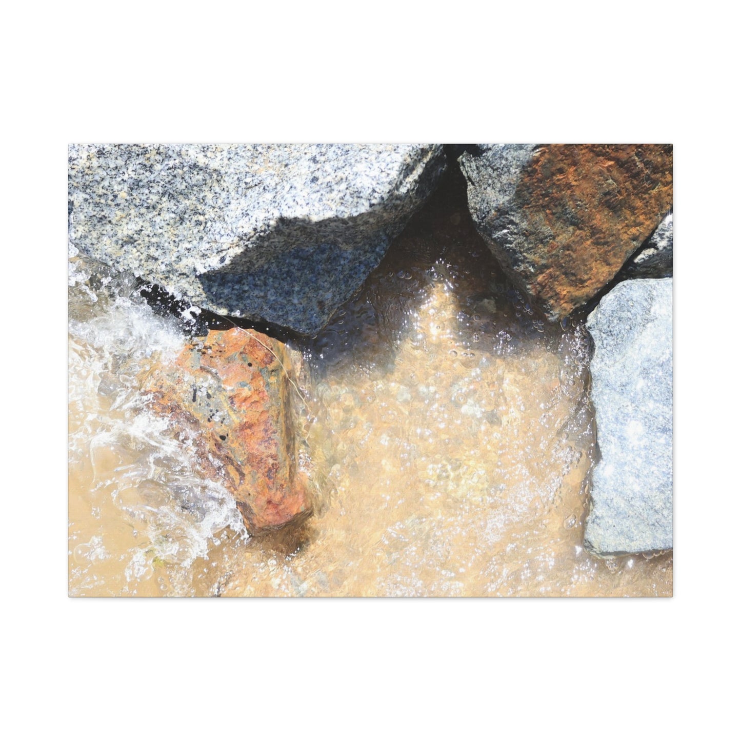Rocky Embrace - Unique Frameless Canvas Wall Art