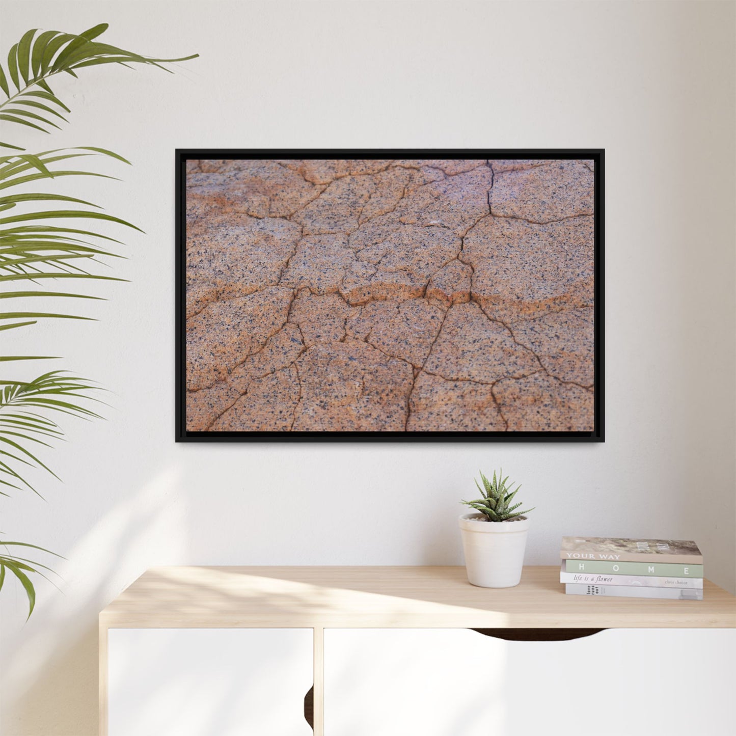 Fragmented Earth - Unique Stretched Canvas Wall Art