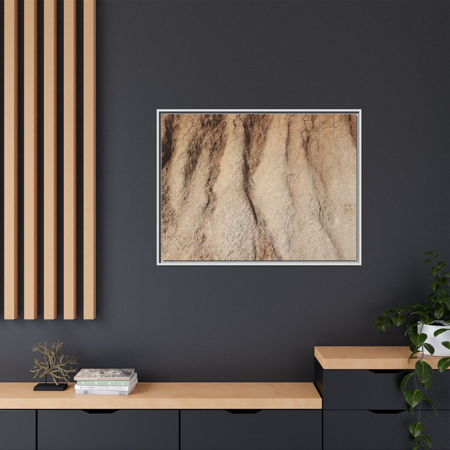 Eroded Canyon Walls - Unique Stretched Canvas Wall Art
