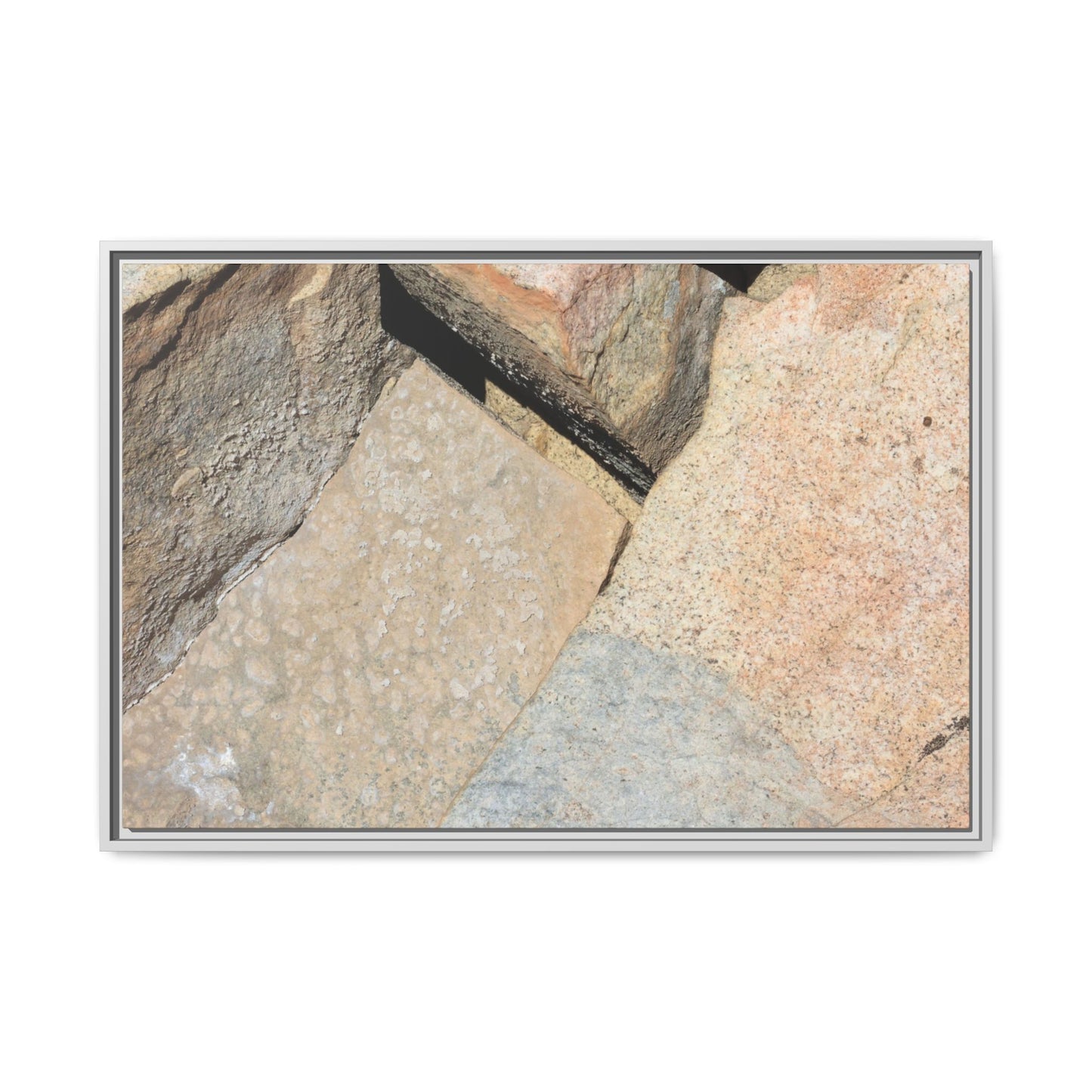 Rock Fragment - Unique Stretched Canvas Wall Art