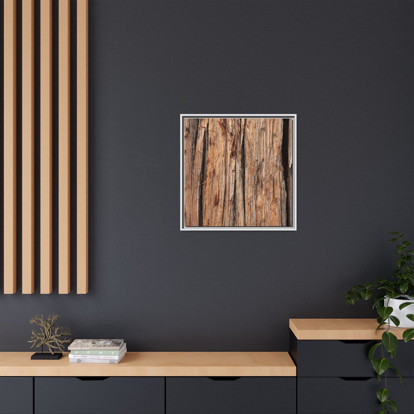Timber Echoes - Unique Stretched Canvas Wall Art