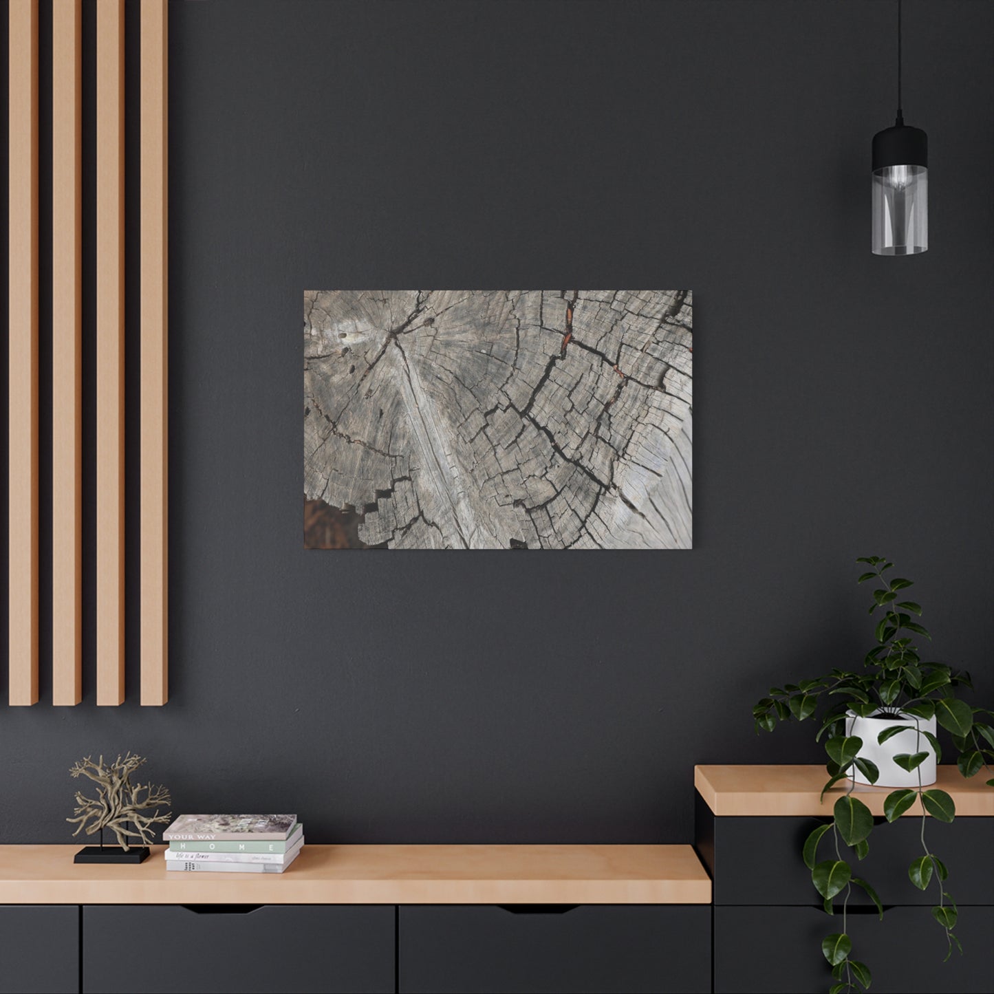 Cracked Memories - Unique Frameless Canvas Wall Art