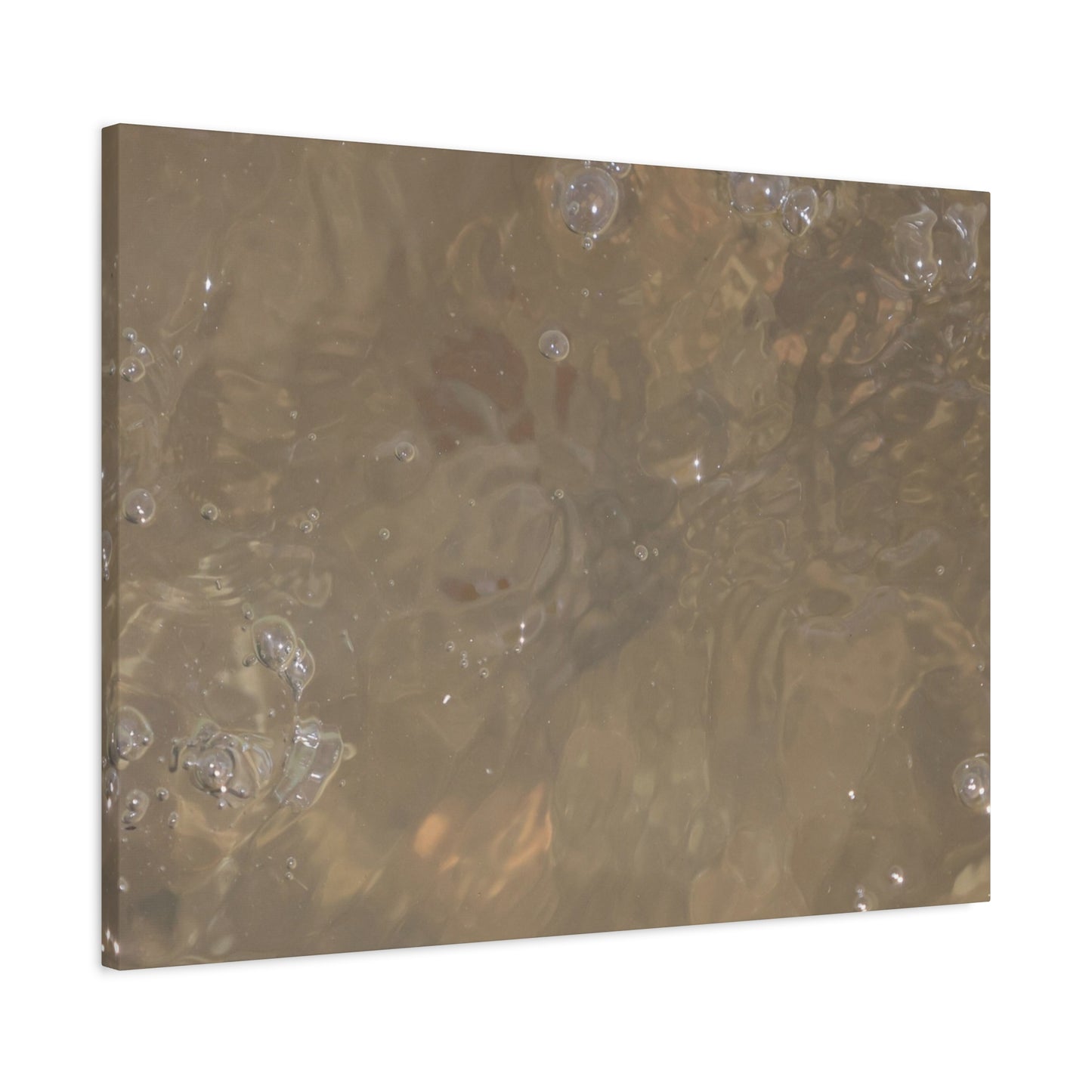 Echoes of Liquid Gold - Unique Frameless Canvas Wall Art