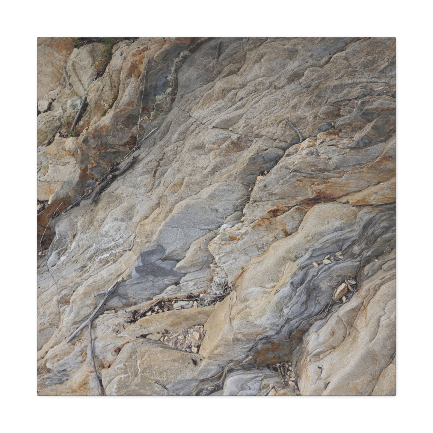 Stone Memory - Unique Frameless Canvas Wall Art