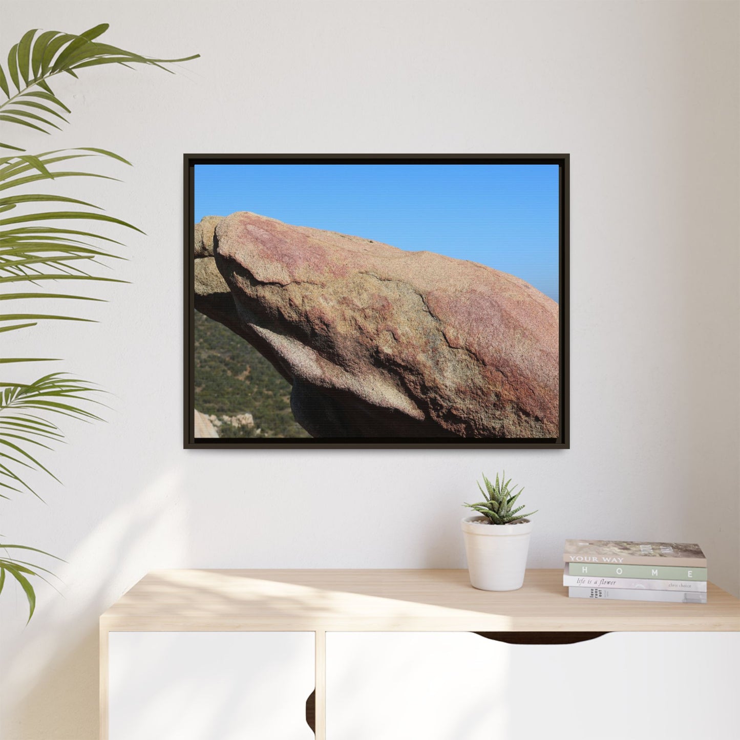 Sleeping Stone - Unique Stretched Canvas Wall Art