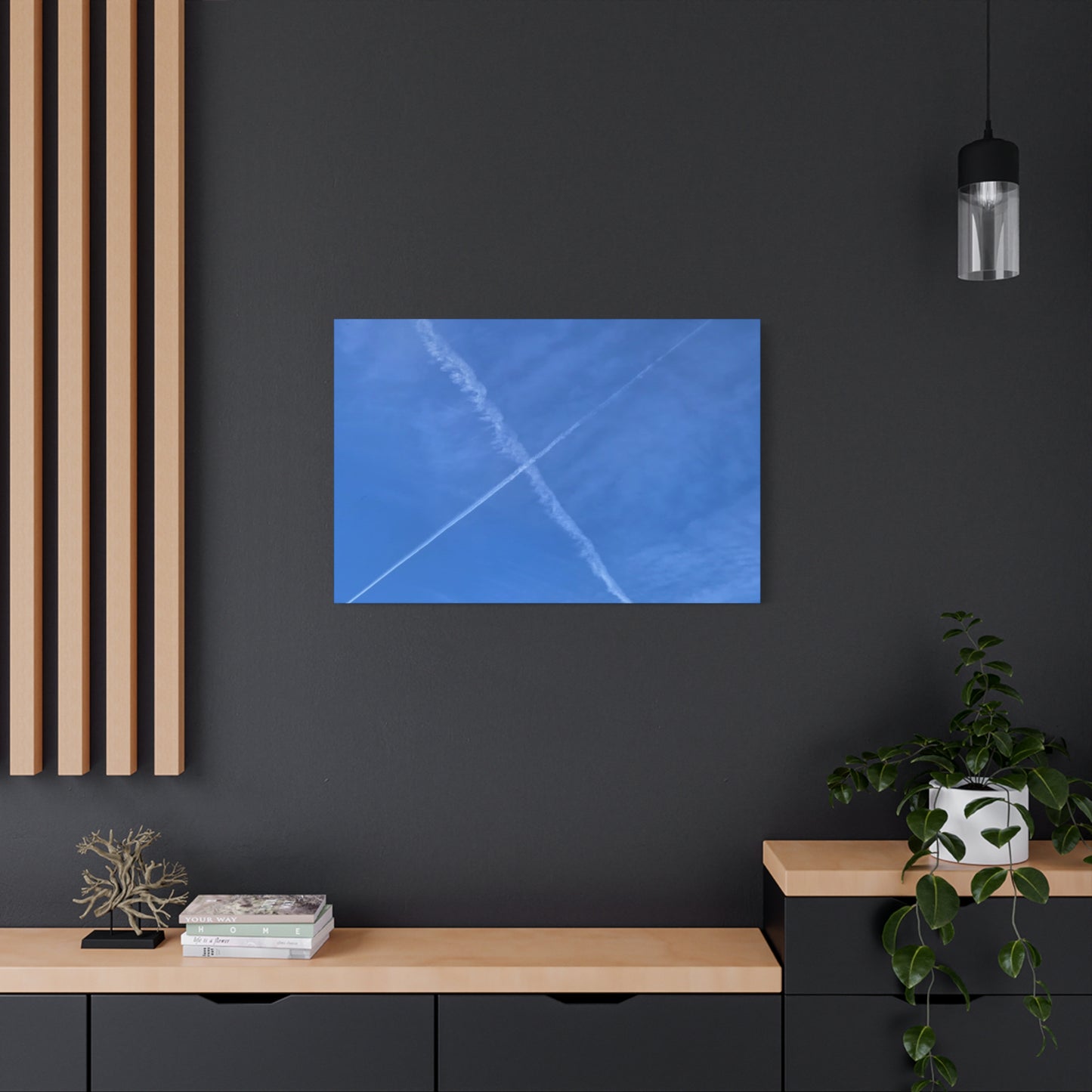 Crossing Paths - Unique Frameless Canvas Wall Art