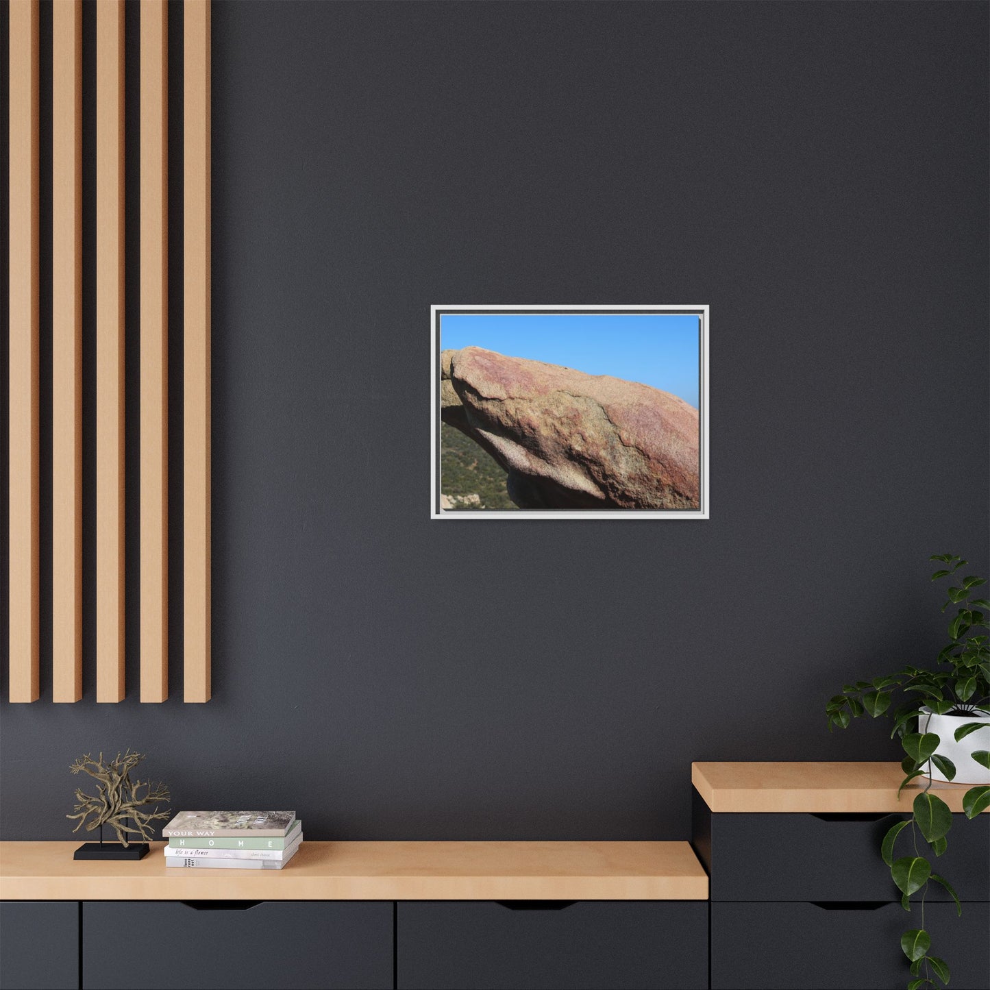 Sleeping Stone - Unique Stretched Canvas Wall Art