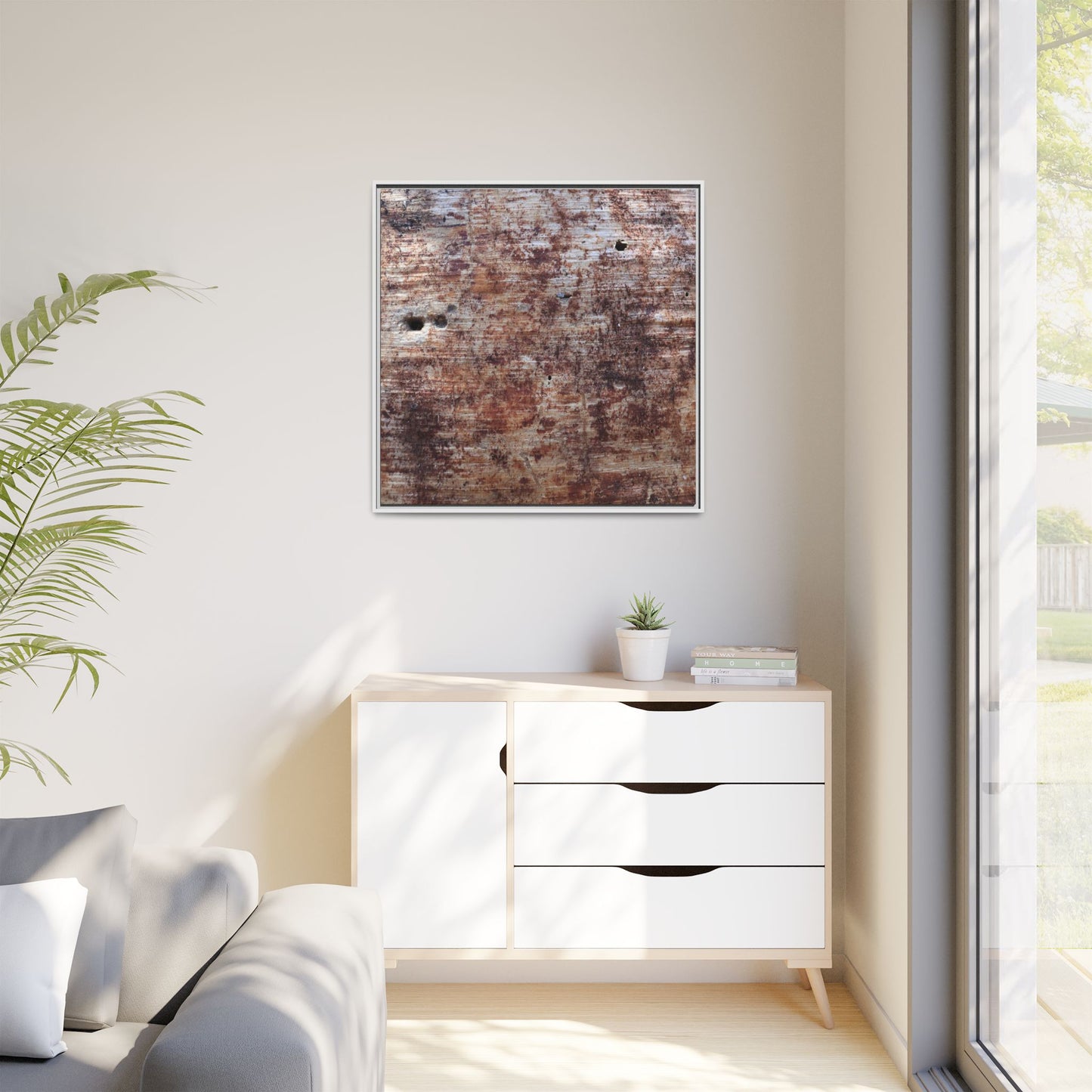 Rustic Textures - Unique Stretched Canvas Wall Art