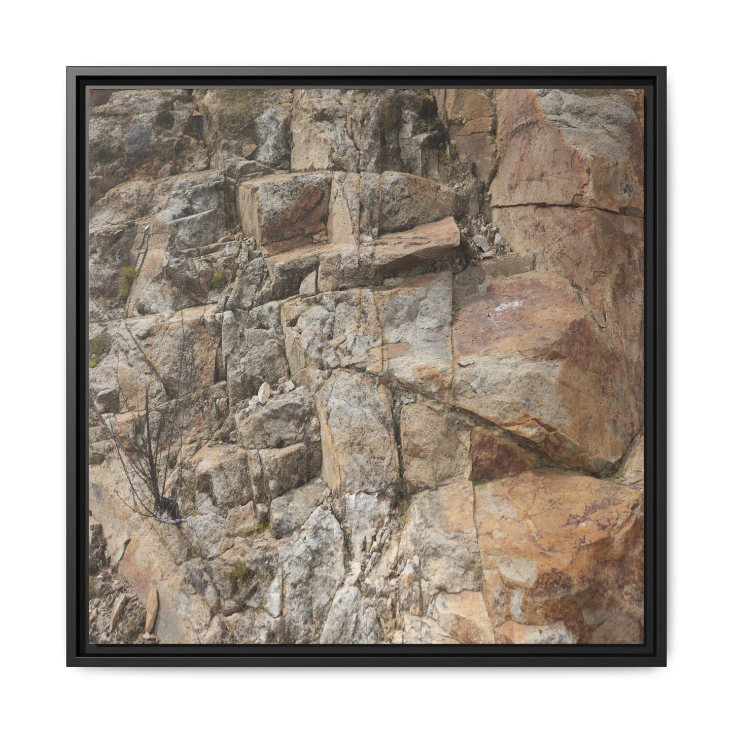 Sandstone Symphony - Unique Stretched Canvas Wall Art
