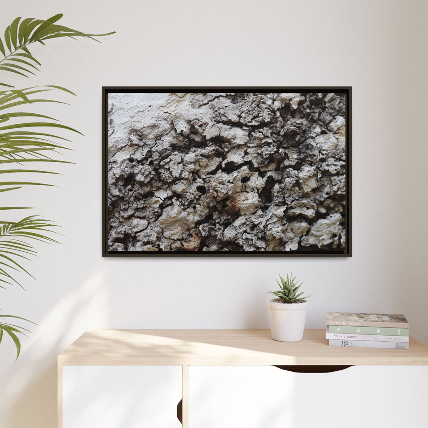 Cracked Terrain - Unique Stretched Canvas Wall Art