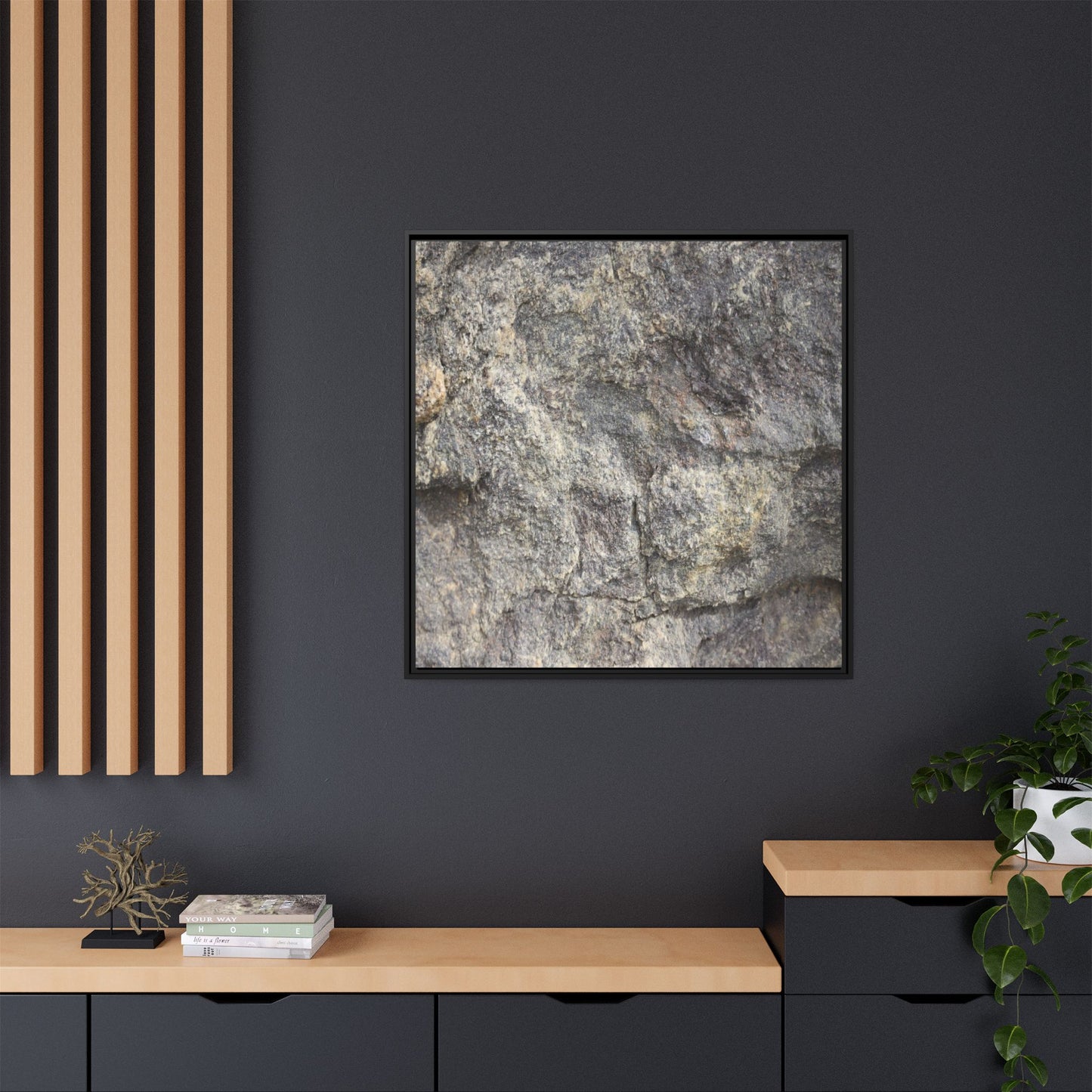 Earthen Textures - Unique Stretched Canvas Wall Art