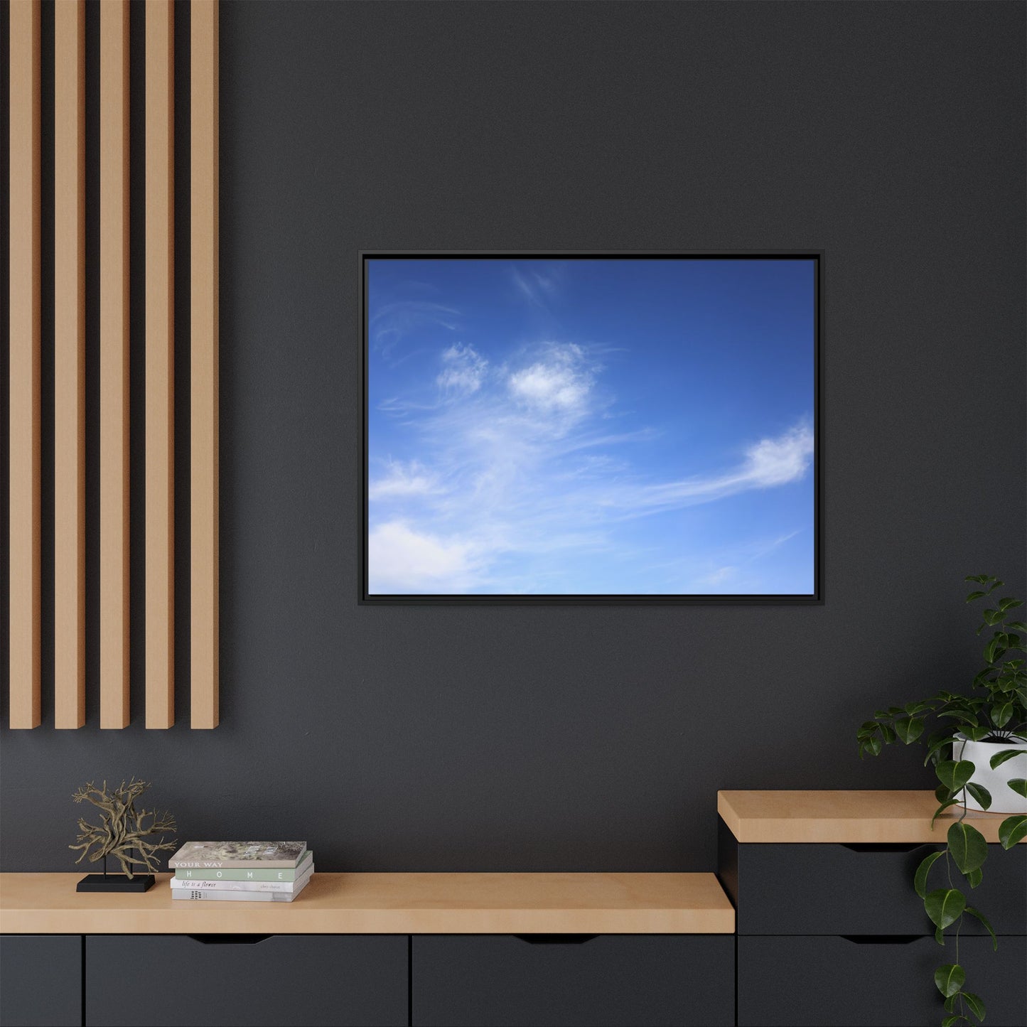 Blue Serenity - Unique Stretched Canvas Wall Art