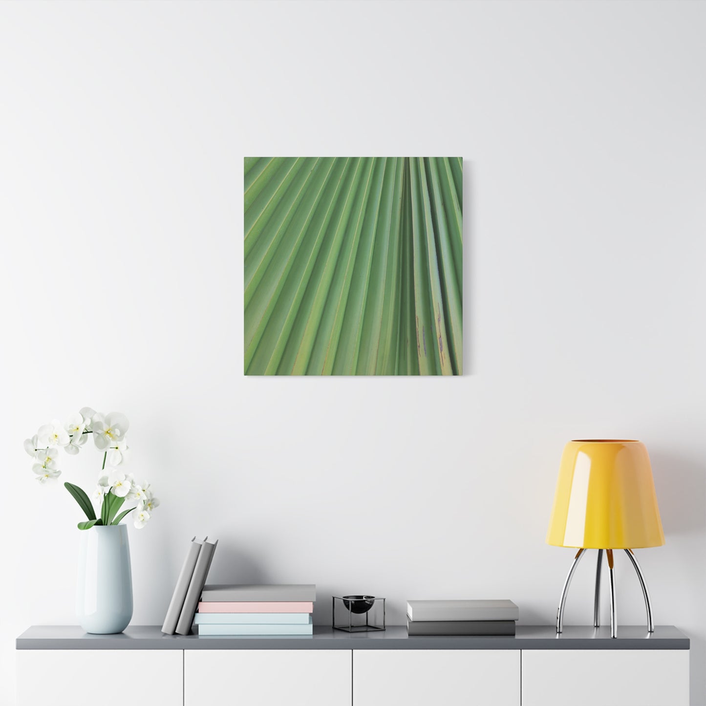 Palm Pulse - Unique Frameless Canvas Wall Art
