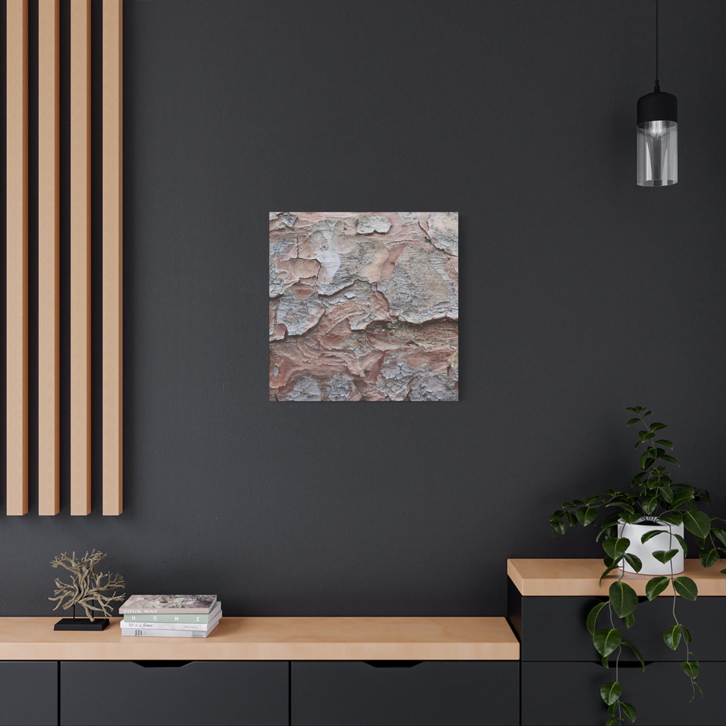 Textural Landscape - Unique Frameless Canvas Wall Art