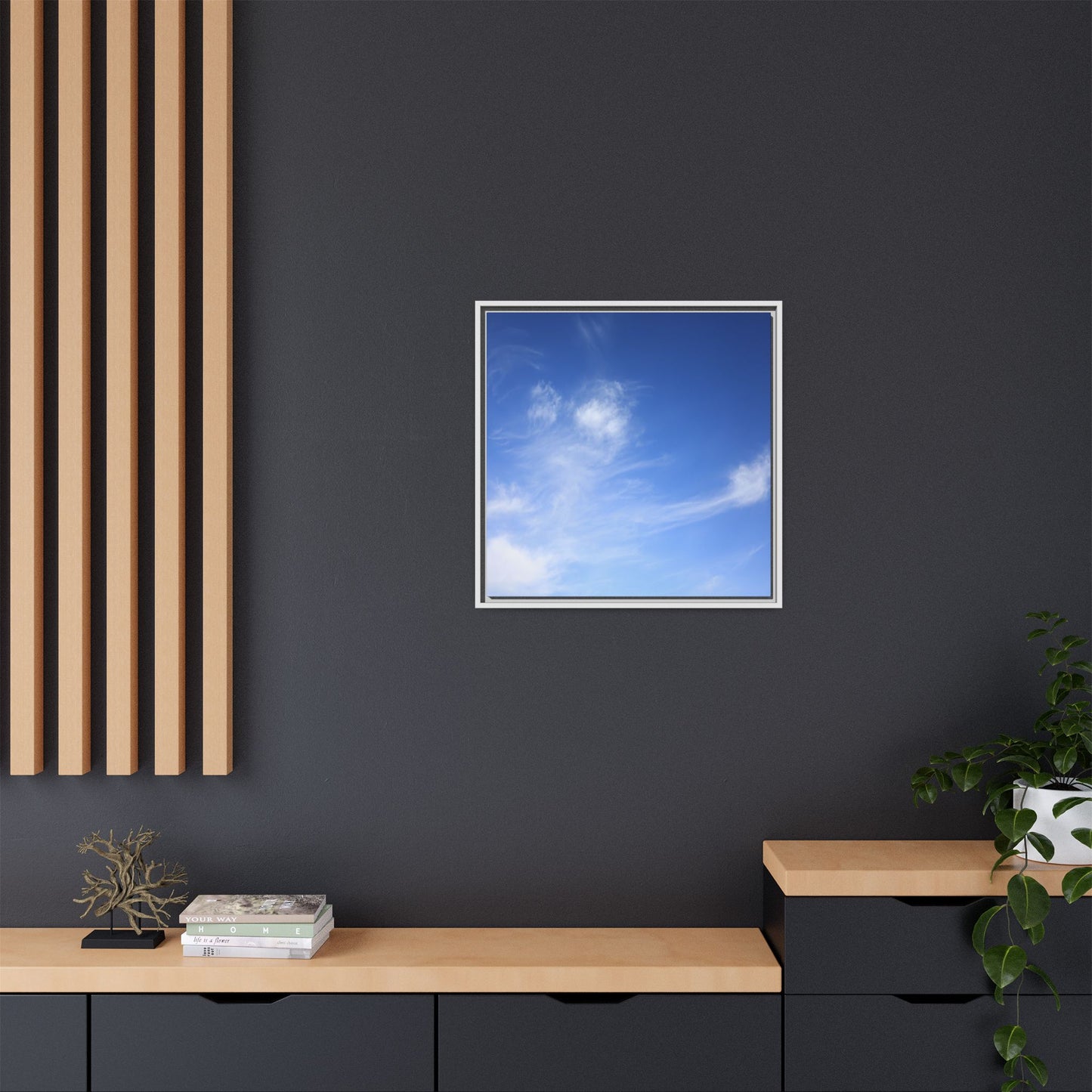 Blue Serenity - Unique Stretched Canvas Wall Art