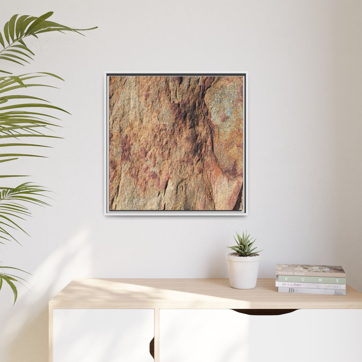 Russet Stone - Unique Stretched Canvas Wall Art