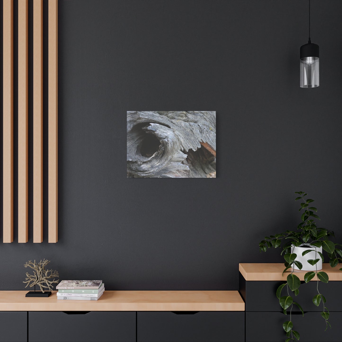 Twisted Whispers of the Forest Floor - Unique Frameless Canvas Wall Art